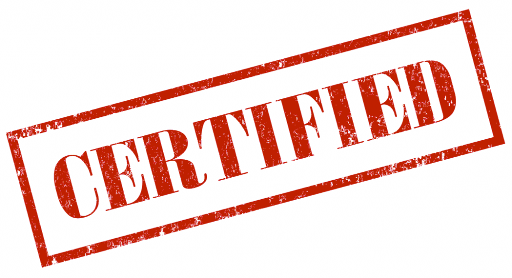 certified